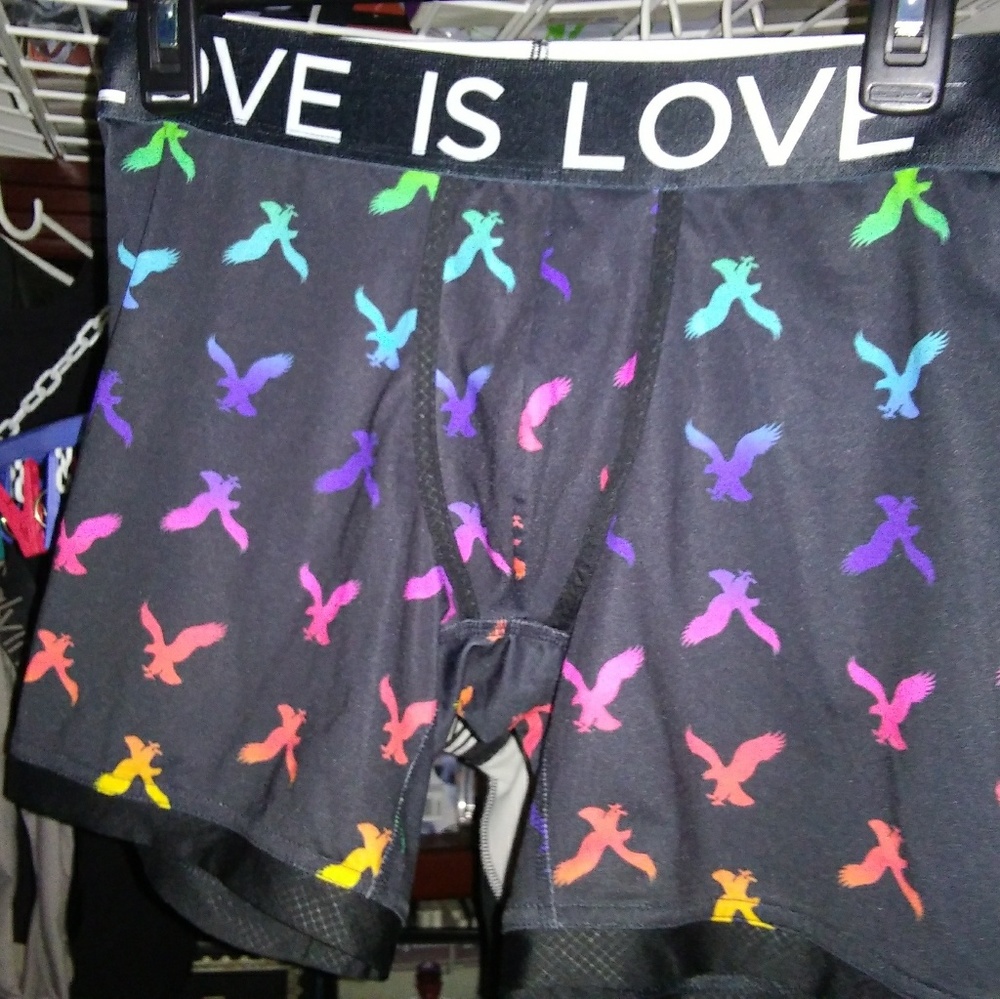 Love rainbow American Eagle boxers